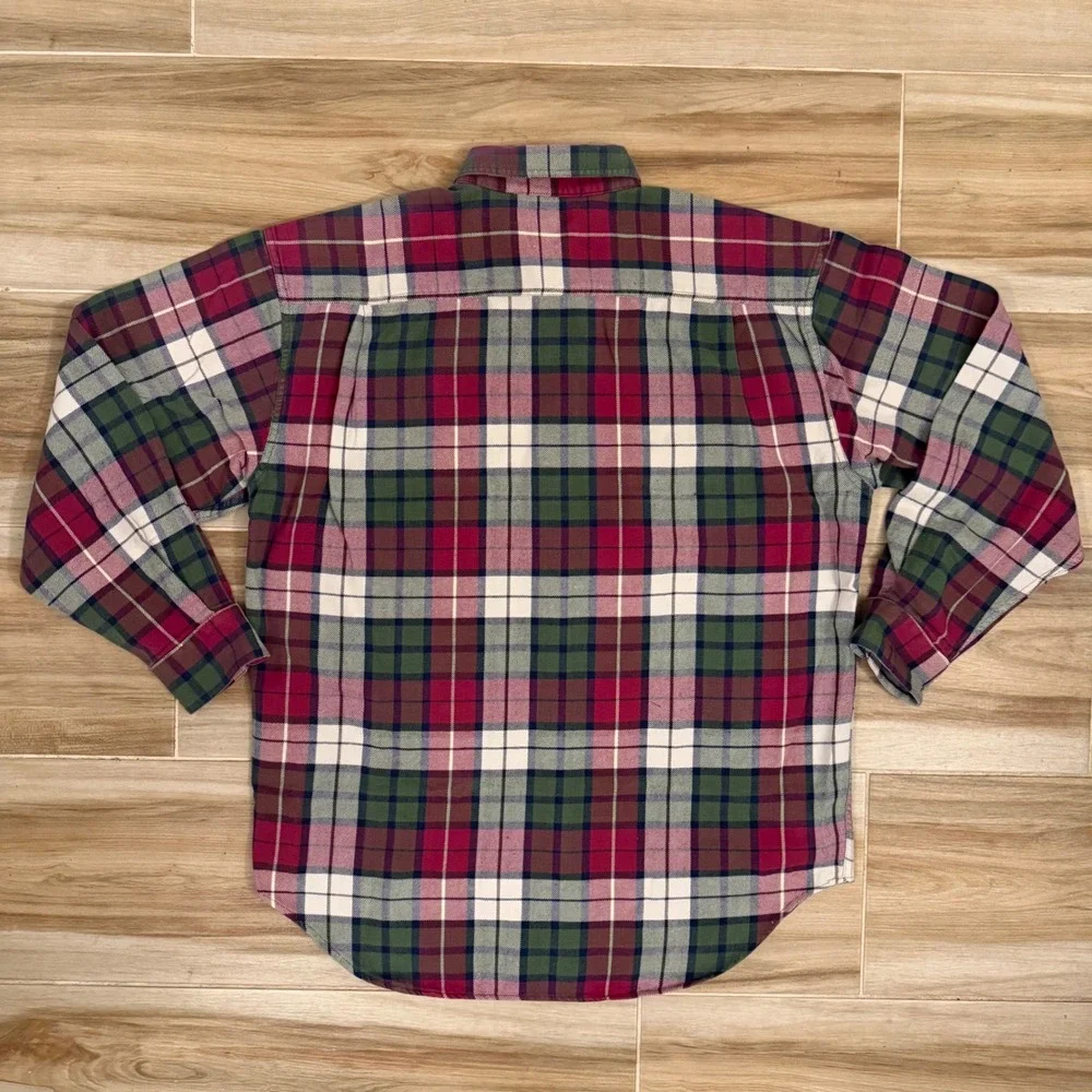 Vintage 90s Banana Republic Plaid Flannel - Boxy Oversized XL Grunge Overshirt